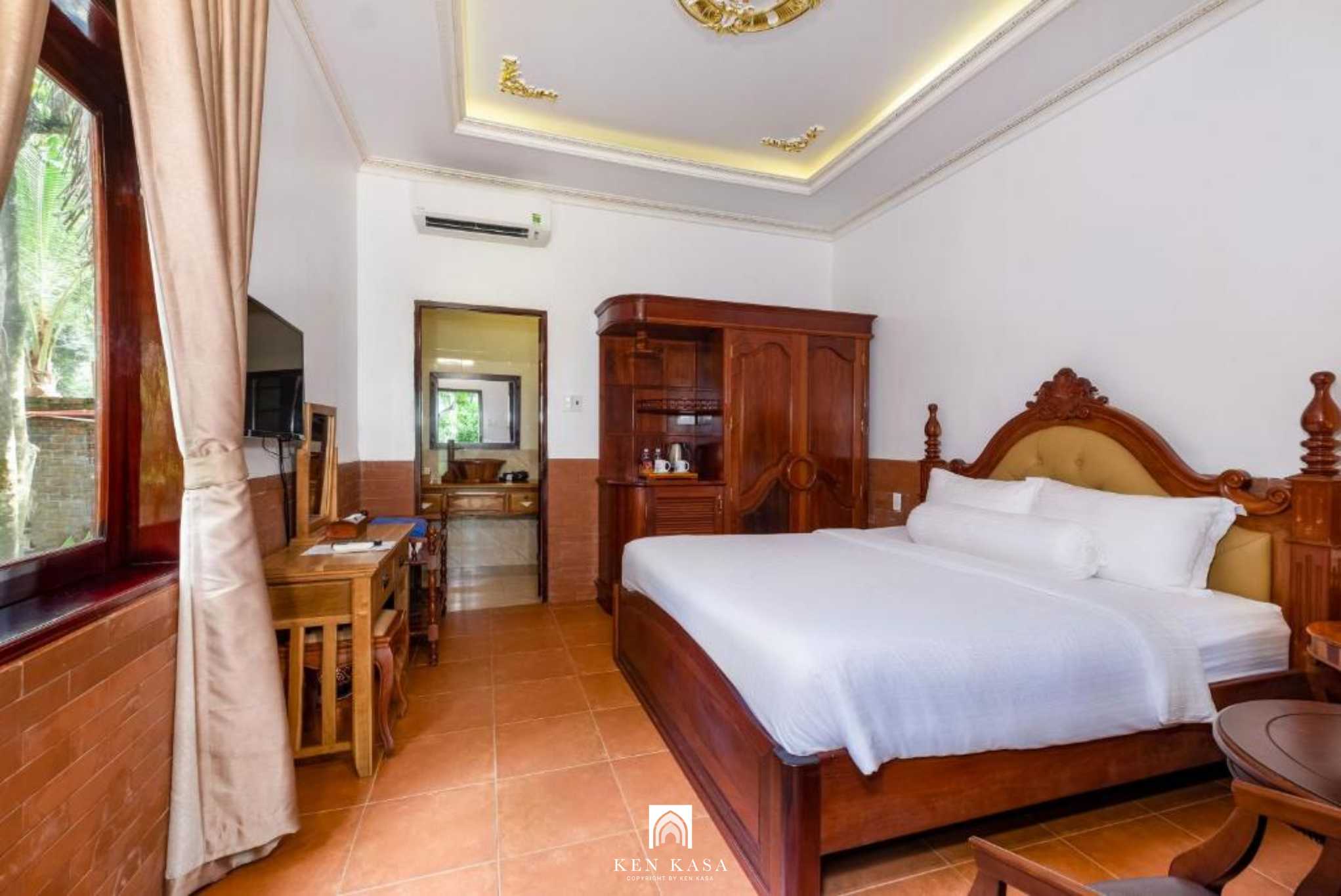 Kh&ocirc;ng gian c&aacute;c ph&ograve;ng tại Coco Palm Beach Resort & Spa